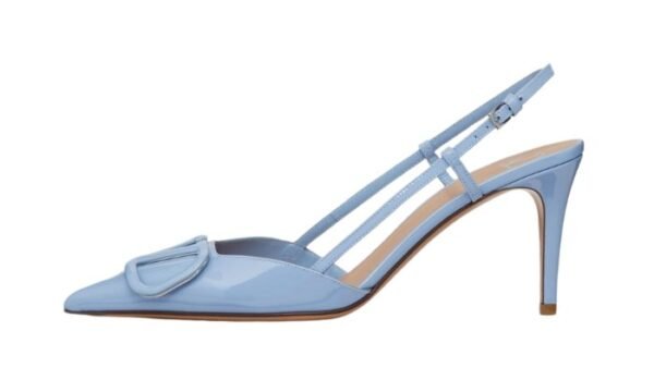 DÉCOLLETÉ SLINGBACK VLOGO SIGNATURE IN VERNICE 80MM