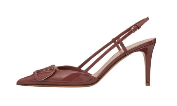 DÉCOLLETÉ SLINGBACK VLOGO SIGNATURE IN VERNICE 80MM