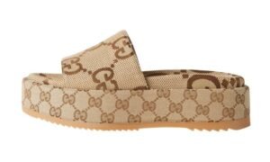 SANDALO SLIDER DONNA CON PLATEAU