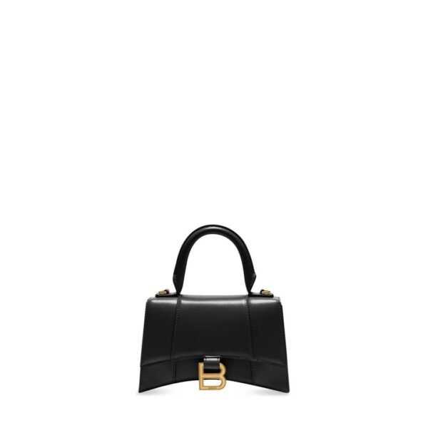 BORSA HOURGLASS XS DA DONNA IN NERO