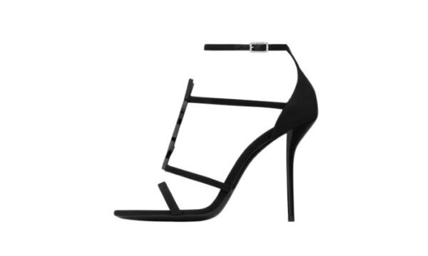 CASSANDRA SANDALS IN CREPE DE CHINE