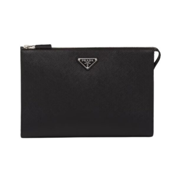 Pouch in Saffiano