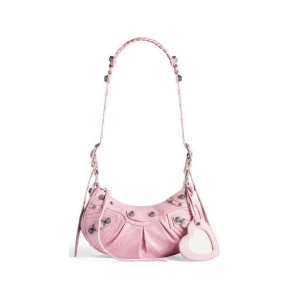 BORSA A TRACOLLA LE CAGOLE XS DA DONNA IN ROSA CHIARO