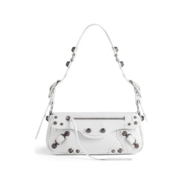 BORSA A TRACOLLA LE CAGOLE XS DA DONNA IN BIANCO