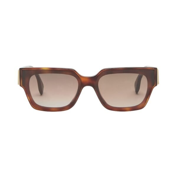 Fendi First Occhiali da sole in acetato havana