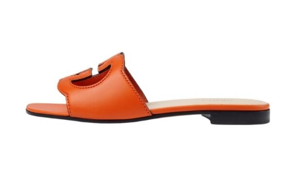 SANDALO SLIDER DONNA CON DETTAGLIO INCROCIO GG CUT-OUT