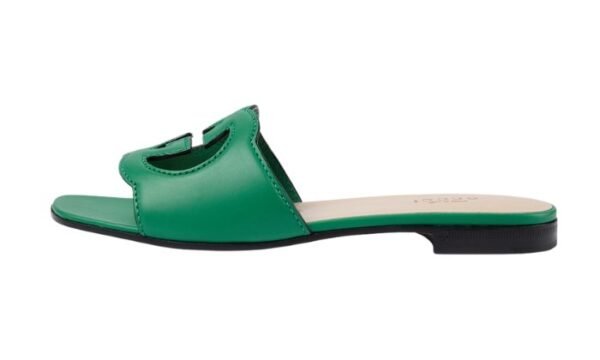 SANDALO SLIDER DONNA CON DETTAGLIO INCROCIO GG CUT-OUT