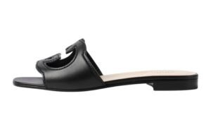 SANDALO SLIDER DONNA CON DETTAGLIO INCROCIO GG CUT-OUT