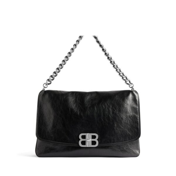 BORSA FLAP BB SOFT GRANDE DA DONNA IN NERO