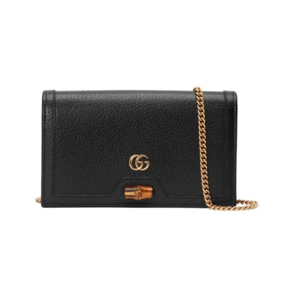 MINI BORSA GUCCI DIANA CON DETTAGLIO IN BAMBÙ