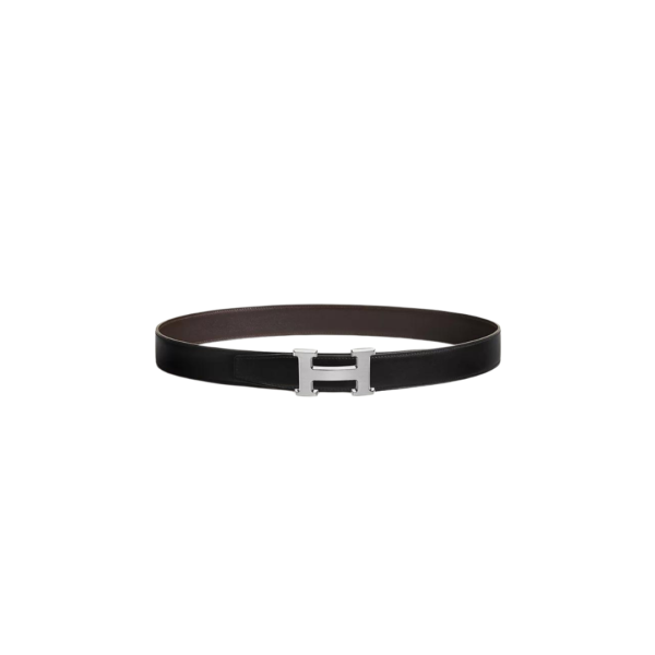 Fibbia da cintura H & Pelle reversibile per cintura 32 mm