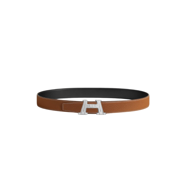 Fibbia da cintura H Take Off & Pelle reversibile per cintura 32 mm - immagine 2