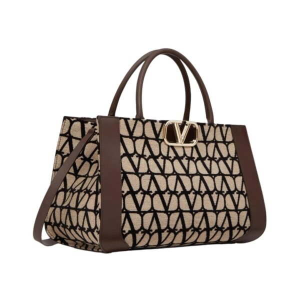 BORSA MEDIA A MANO VLOGO SIGNATURE TOILE ICONOGRAPHE - immagine 2