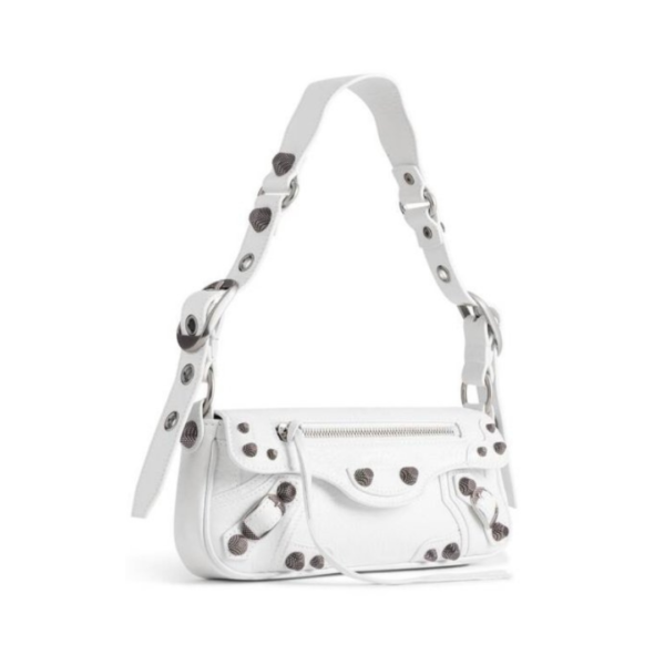 BORSA A TRACOLLA LE CAGOLE XS DA DONNA IN BIANCO - immagine 3