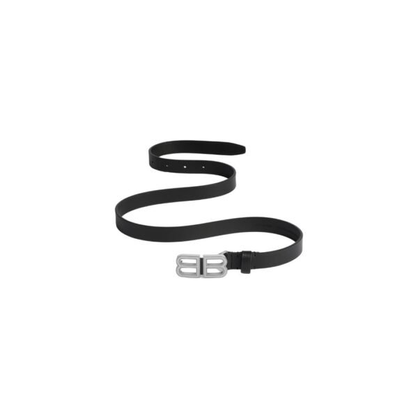 BB Hourglass slim belt for women in black - immagine 2