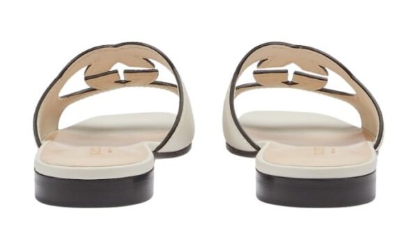 SANDALO SLIDER DONNA CON DETTAGLIO INCROCIO GG CUT-OUT - immagine 2