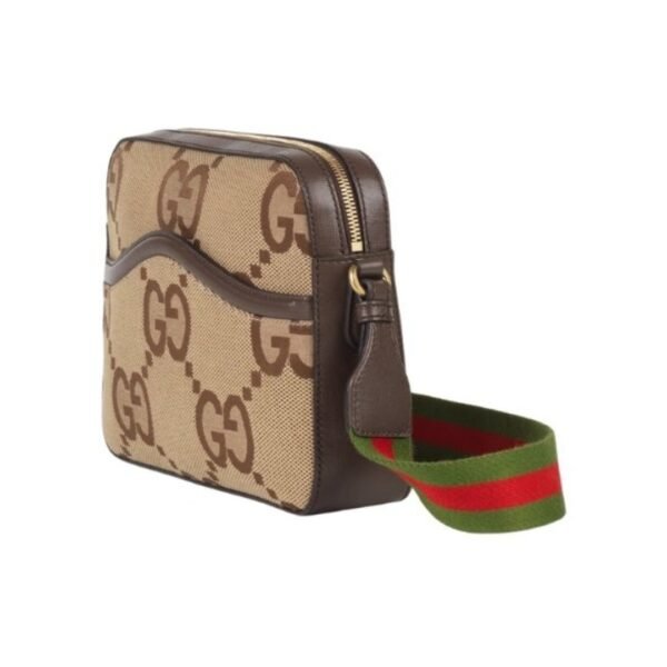 BORSA A TRACOLLA IN TESSUTO JUMBO GG - immagine 2