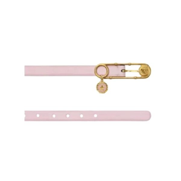 SAFETY PIN CINTURA IN PELLE 2 CM - immagine 2