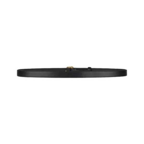 Cintura in pelle con fibbia G-Chain - immagine 3