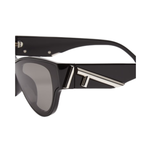 Fendi First acetato nero - immagine 3