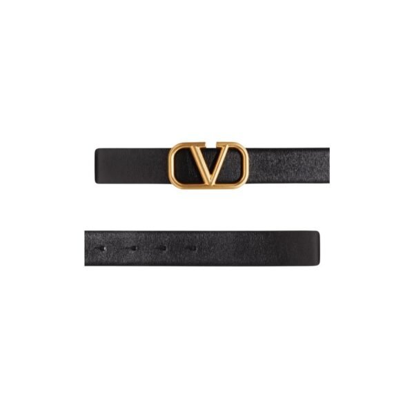 CINTURA VLOGO SIGNATURE IN VITELLO 30 MM - immagine 3