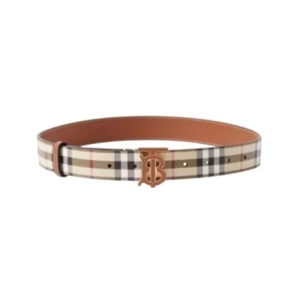Cintura TB in pelle e Check