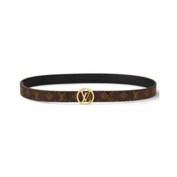 Cintura LV Circle 20 mm reversibile