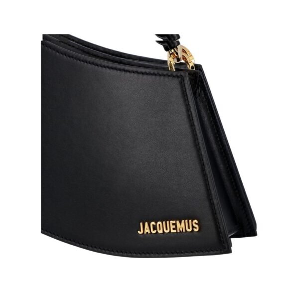 Jacquemus Borsa A Tracolla La Vague Da Donna In Pelle Nera Nero - immagine 3