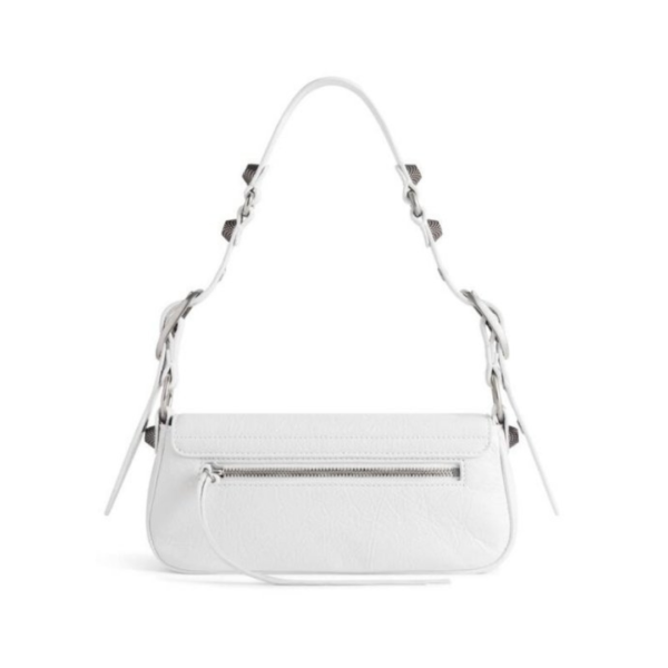 BORSA A TRACOLLA LE CAGOLE XS DA DONNA IN BIANCO - immagine 4