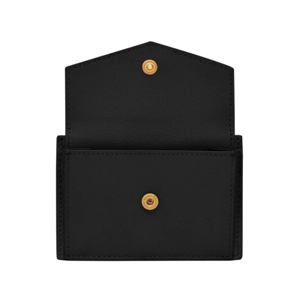 PORTA CARTE UPTOWN CON PATTA IN PELLE GOFFRATA GRAIN DE POUDRE - immagine 4