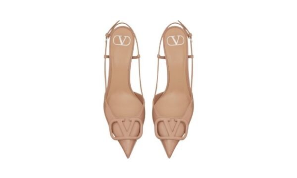 DÉCOLLETÉ SLINGBACK VLOGO SIGNATURE IN VERNICE 80MM - immagine 2