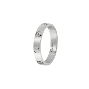 LOVE WEDDING BAND WHITE GOLD