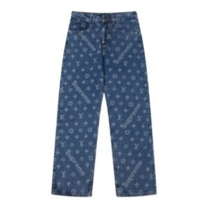 JEANS LOUIS VUITTON X SUPREME MONOGRAM